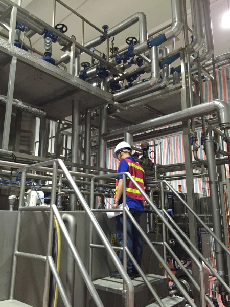 豆奶廠無菌車間消毒系統